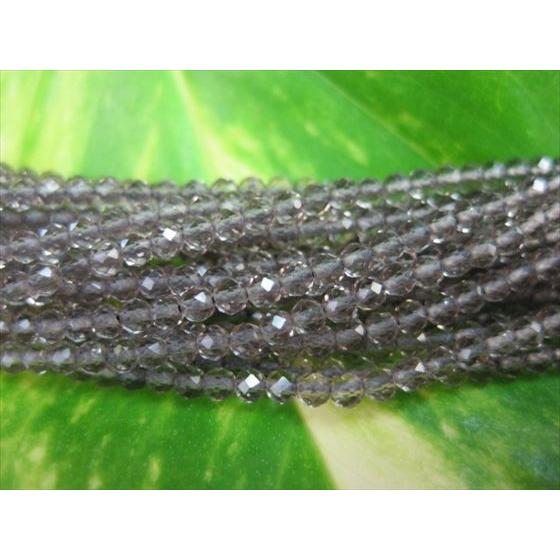 連売り商品 アイスオブシディアン 氷黒曜石 多面カット 品質AAA Φ3