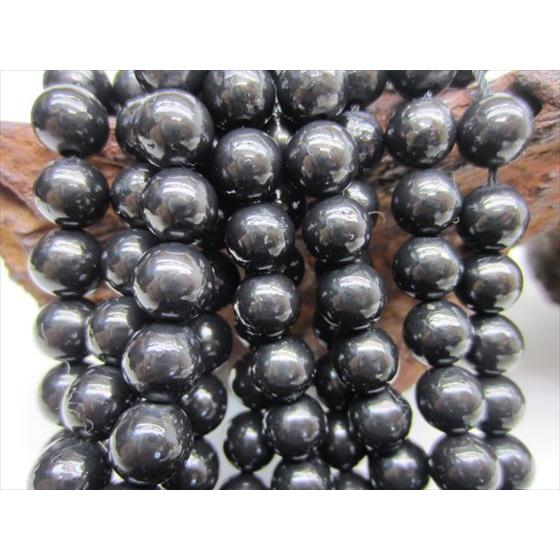 天然石　シュンガイト　まとめ売り 連売り商品 シュンガイト Φ8.5±0.3mm : 天然石のお店Sun flower