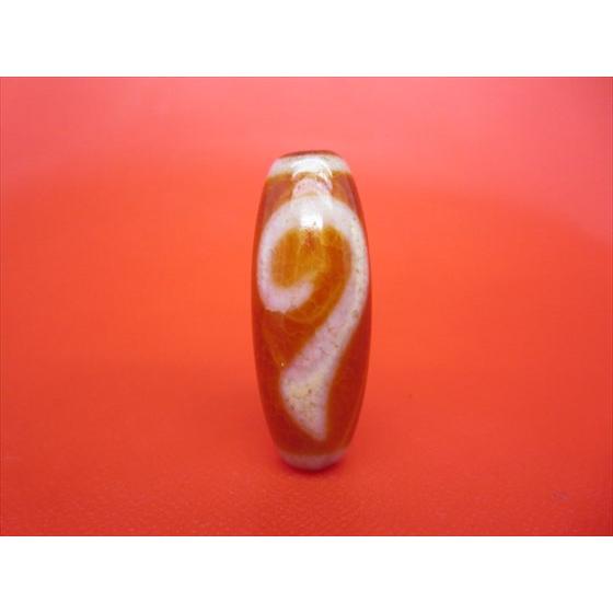 590天珠　風化　龍紋　如意蓮花天珠　黄紋　dzibeads！ 590天珠 風化 龍紋 如意蓮花天珠 黄紋 dzibeads！ 590天珠