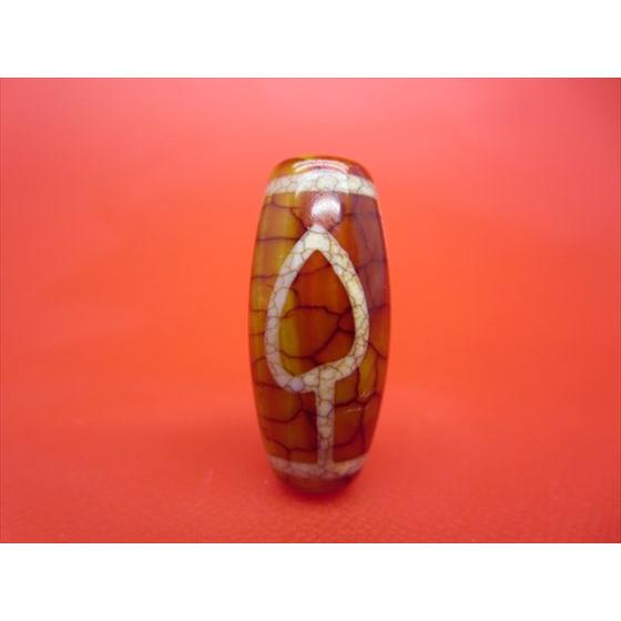 チベット高級龍紋天珠 一眼菩提天珠 約30×13mm 一点物 : 天然石のお店