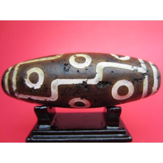 チベット　七眼天珠　置物　台付き 七眼天珠 | チベット天珠専門店 awjp