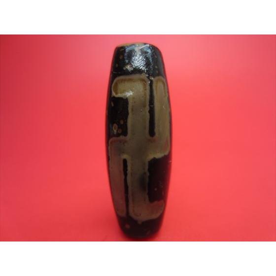 チベット老天珠風天珠 万字不動明王天珠 カーン 一点物 : 天然石のお店