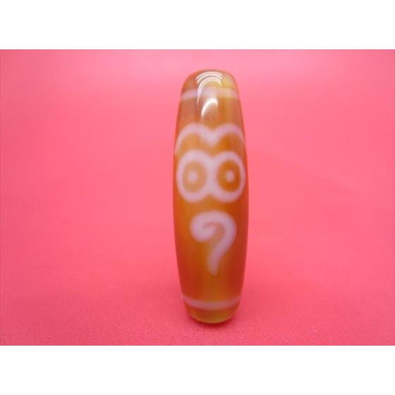 チベット紅玉髄天珠 法相仏眼天珠 カーネリアン 一点物 : 天然石のお店