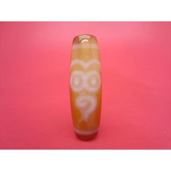 チベット紅玉髄天珠 法相仏眼天珠 カーネリアン 一点物 : 天然石のお店