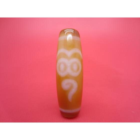 チベット紅玉髄天珠 法相仏眼天珠 カーネリアン 一点物 : 天然石のお店