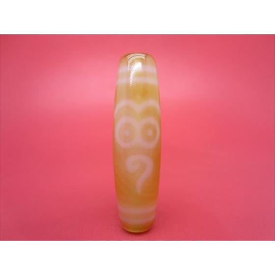 チベット紅玉髄天珠 法相仏眼天珠 カーネリアン 一点物 : 天然石のお店