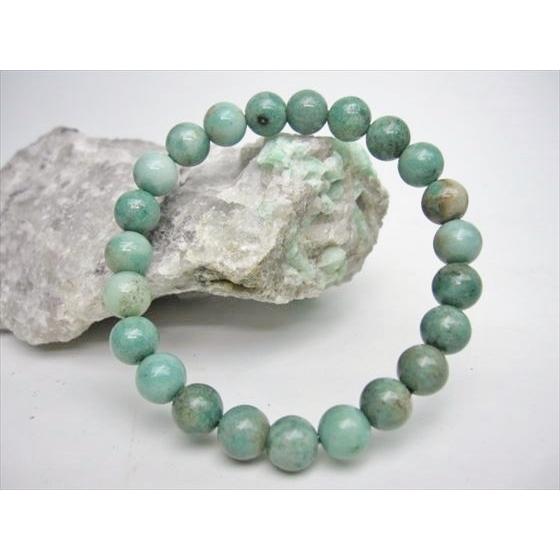 ブレスレット エメラルド Φ8.5±0.2mm 一点物 : 天然石のお店Sun flower