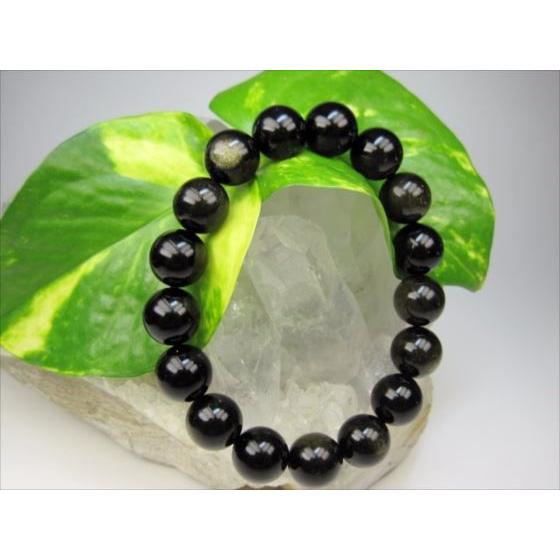 ブレスレット ゴールデンオブシディアン 品質AAA Φ12±0.2mm