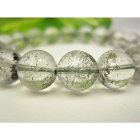 グリーンファントム 8mm～10mm ブレスレット 天然石 ブレスレット グリーンファントムクォーツ Φ10.5±0.2mm 一点物