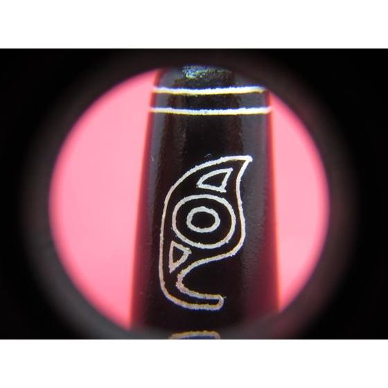 チベット銀線天珠 仏眼不動明王天珠 カーン オニキス 41×13mm 一点物