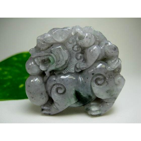 天然石　翡翠　獅子　 置物 飾り物】翡翠(ジェダイト)獅子54g【鑑定済み】 : 天然石のお店Sun