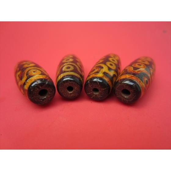 チベット火供天珠 二十一眼天珠 40×14mm : hkt0010 : 天然石のお店Sun 