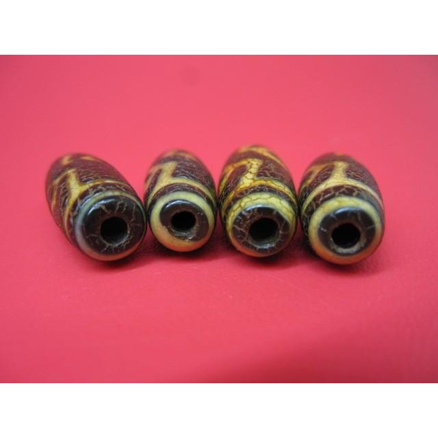 チベット火供天珠 水蓮花天珠 30×10mm : 天然石のお店Sun flower