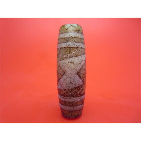 チベット火供天珠 閃電五眼天珠 約40×14mm 一点物 : 天然石のお店Sun