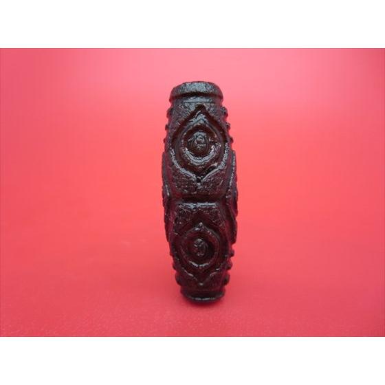 チベット火供天珠 龍眼天珠 約40×14mm 一点物 : 天然石のお店Sun