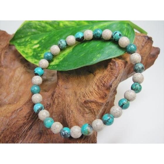 【希少石/最強品質】天然ターコイズ＊ロンデル(ボタン)形状＊　天然石ブレスレット 楽天市場】ターコイズ ブレスレット ロンデル ラインストーン