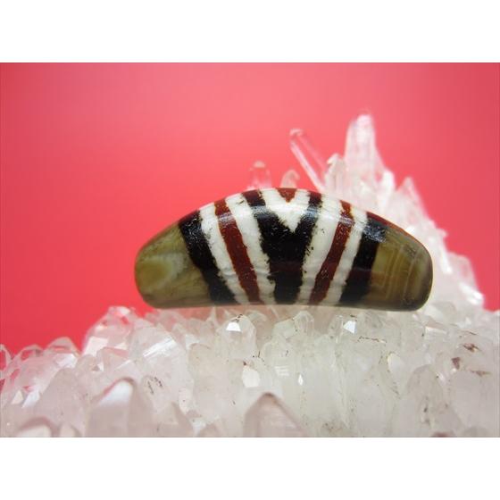 チベット風化三色天珠 一眼天珠 牛角 一点物 : 天然石のお店Sun flower