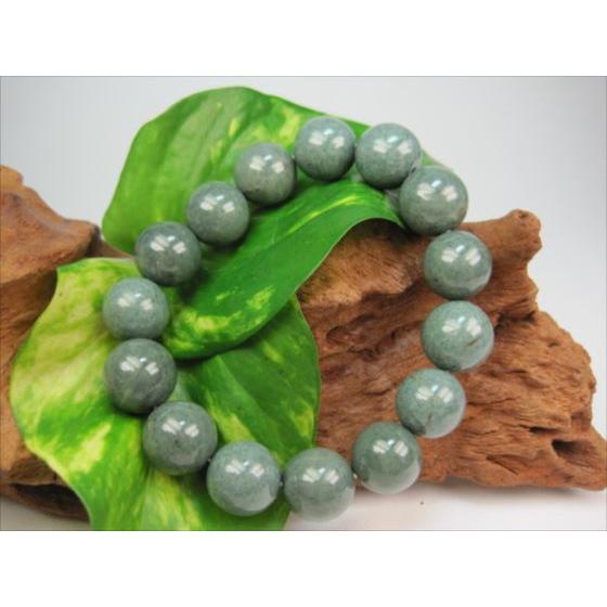 翡翠 Jadeite ブレスレット 鑑定書付 ブレスレット 翡翠ジェダイト 品質AAA Φ13.6±0.2mm 鑑定済み 一点物