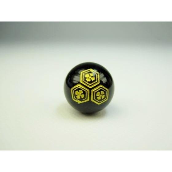 半連売り 家紋 オニキス 直江兼続 Φ12±0.2mm ゴールド : 天然石のお店