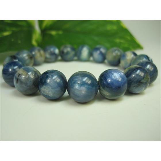 ブレスレット ブルーカイヤナイト Φ12±0.2mm 一点物 : 天然石のお店Sun