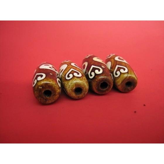 チベット天珠 雙心太極天珠 40×14mm : 天然石のお店Sun flower - 通販