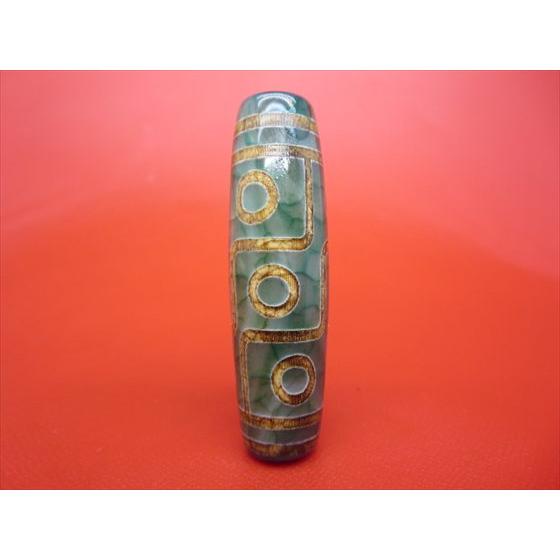 チベット高級龍紋天珠 逆九眼天珠 約56×16mm 一点物 : 天然石のお店Sun