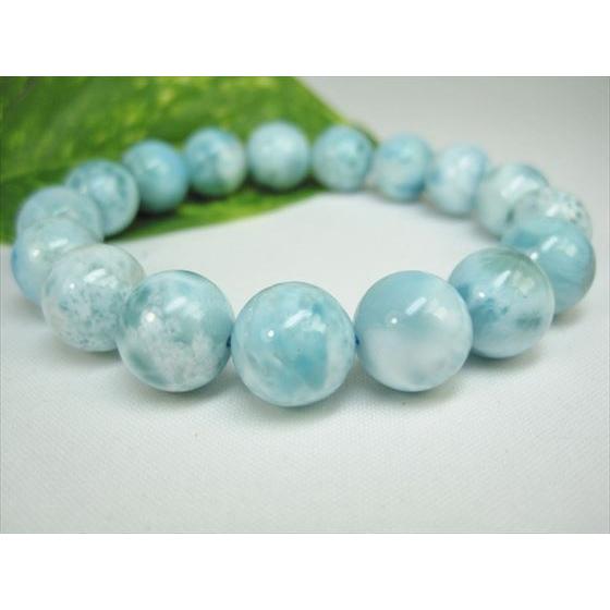 ブレスレット ラリマー 品質AAA Φ12±0.2mm 一点物 : 天然石のお店