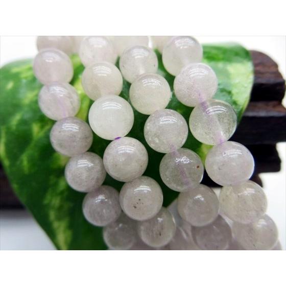 ブレスレット パープルリビアングラス 品質AAA Φ6.6±0.2mm 稀少色