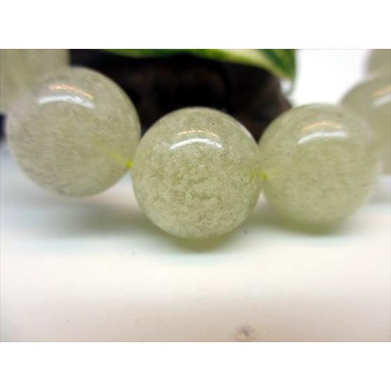 ブレスレット リビアングラス Φ15.6±0.2mm 鑑定済み 一点物 : 天然石の