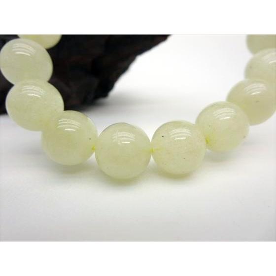 ブレスレット リビアングラス Φ11.2±0.2mm 鑑定済み 一点物 : 天然石の