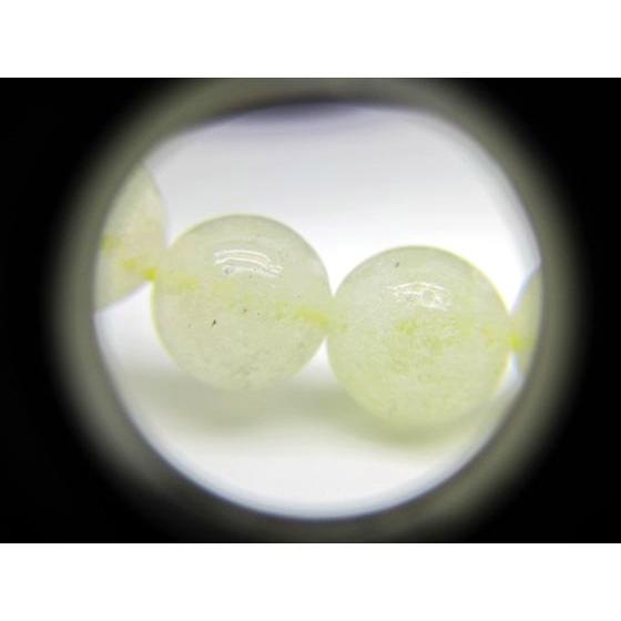 ブレスレット リビアングラス Φ10±0.2mm 鑑定済み 一点物 : 天然石のお 