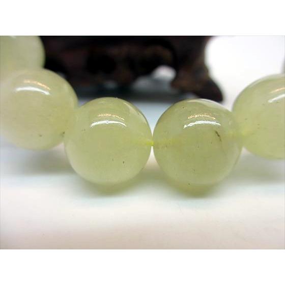 ブレスレット リビアングラス Φ14±0.2mm 鑑定済み 一点物 : 天然石のお