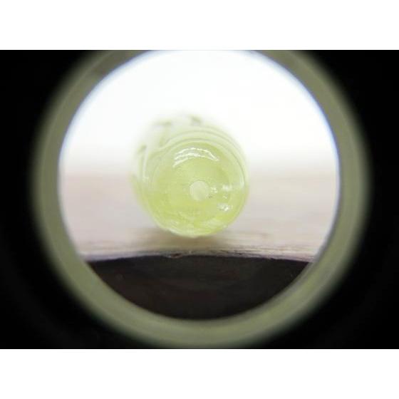 リビアングラス天珠 三眼天珠 3.2g 約24×10mm 鑑別済み 一点物_4