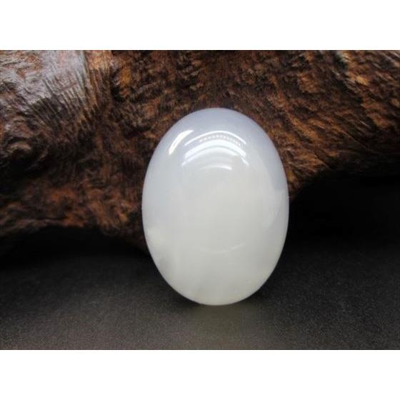裸石 ルース ホワイトカルセドニー 29-30×22-23×8-13mm 4粒SET