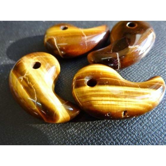 勾玉 タイガーアイ30×19×10mm : 天然石のお店Sun flower - 通販