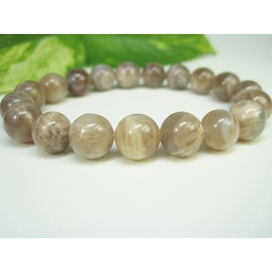 訳あり ブレスレット ムーンストーン Φ10±0.3mm3本SET 鑑定済み