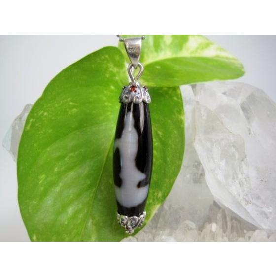 チベット高級至純天珠 如意観音天珠 ペンダントトップ レッドタイプ