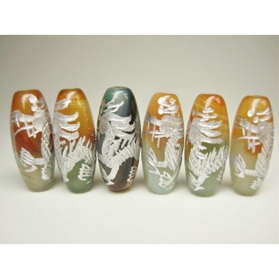 チャロアイト天珠❇天珠ブレスレット⭐龍神λ天然水晶⭐手彫り⭐諏訪大社 チャロアイト天珠❇天珠ブレスレット⭐龍神λ天然水晶⭐手彫り⭐諏訪