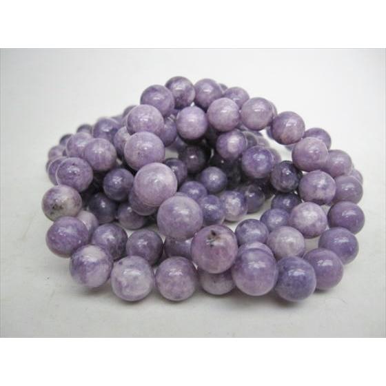 均一ブレスレット パープルトルマリン 品質AAA Φ10.5±0.2mm  