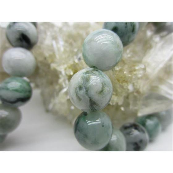 訳あり 均一ブレスレット マーブル翡翠 ジェダイト Φ13±0.5mm 鑑定済み