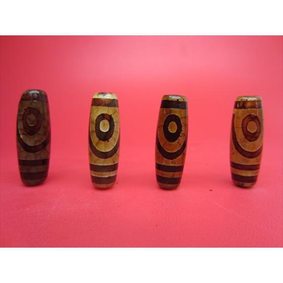 チベット天珠　二眼 チベット天珠 二眼天珠 30×10mm 2粒SET : 天然石のお店Sun