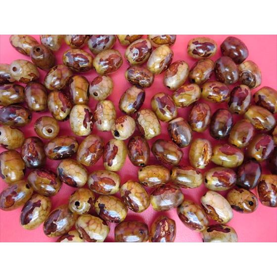 チベット龍紋天珠 馬天珠 約13.6×10.2mm 4粒SET : 天然石のお店Sun