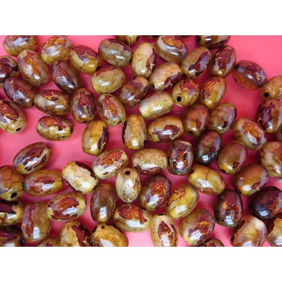 チベット龍紋天珠 馬天珠 約13.6×10.2mm 4粒SET : 天然石のお店Sun