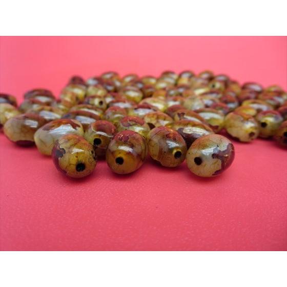 チベット龍紋天珠 馬天珠 約13.6×10.2mm 4粒SET : 天然石のお店Sun