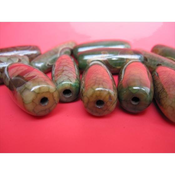 チベット高級龍紋天珠 如意天珠 37-41×12-17mm 2粒SET : 天然石のお店 