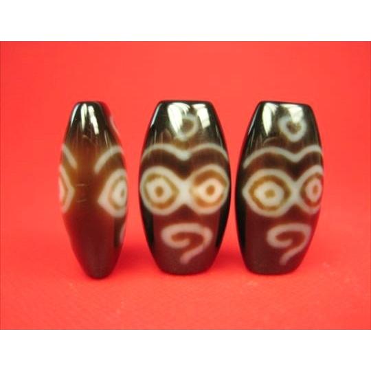 訳あり チベット高級至純天珠 法相仏眼天珠 25×14×10mm : 天然石 訳あり チベット高級至純天珠 法相仏眼天珠 25×14×10mm : 天然石