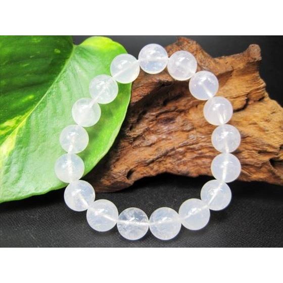 送料無料 ブレスレット シルキークォーツ 品質AAA Φ12±0.2mm 鑑別書