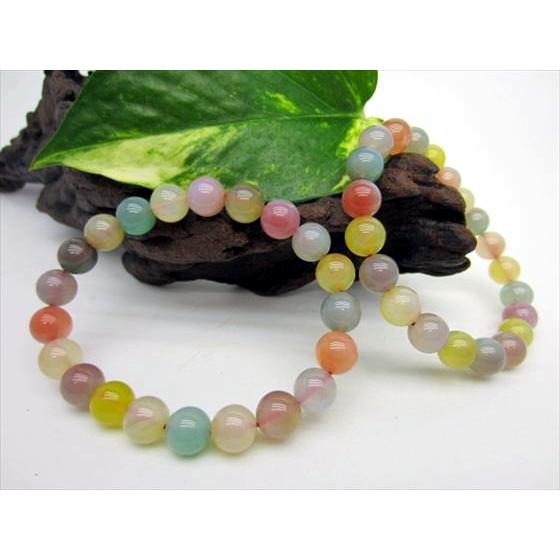 ブレスレット ソルトソースアゲート 塩源瑪瑙 品質AAA Φ9±0.3mm