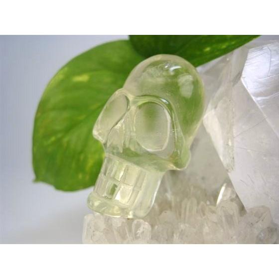 美品✨最終値下げ　天然水晶 スカル 彫刻 置物 置物：スカル】水晶51g【一点物】 : 天然石のお店Sun flower - 通販