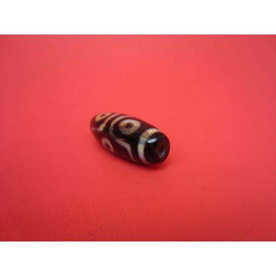 六眼紅朱砂天珠 馬蹄痕 一点物 占い・開運